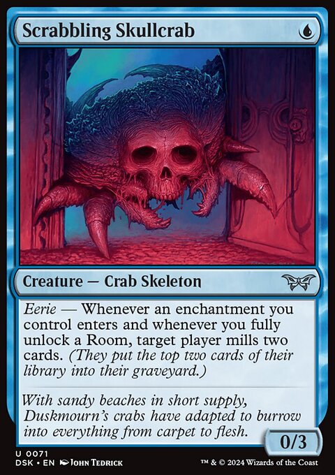 Duskmourn: House of Horror: Scrabbling Skullcrab