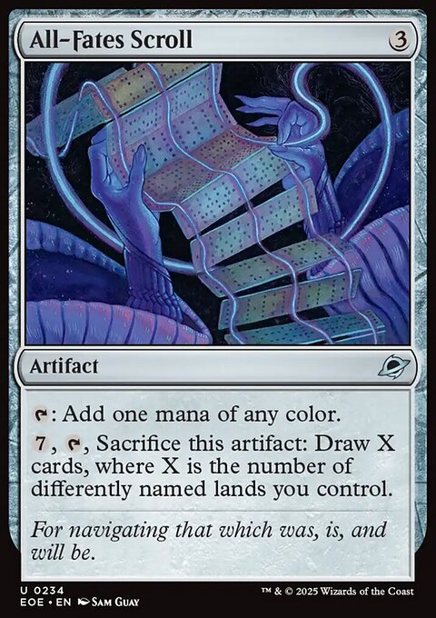 Edge of Eternities: All-Fates Scroll