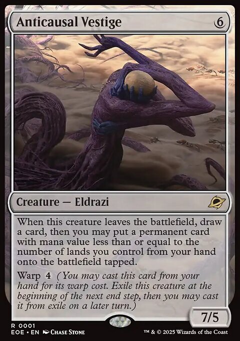 Edge of Eternities: Anticausal Vestige