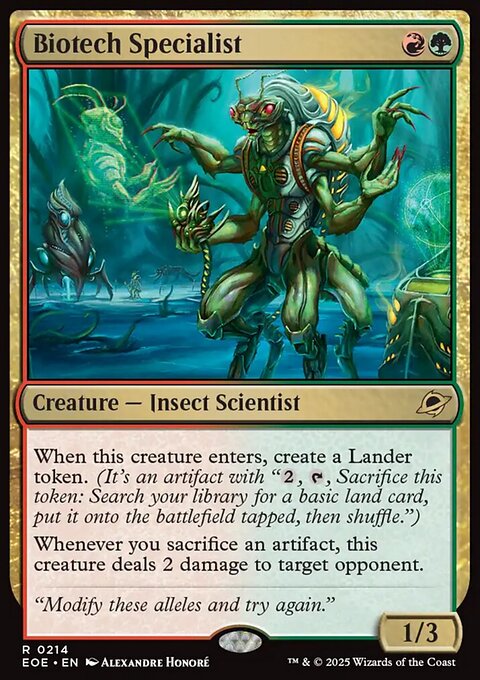 Edge of Eternities: Biotech Specialist