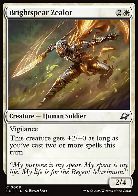 Edge of Eternities: Brightspear Zealot