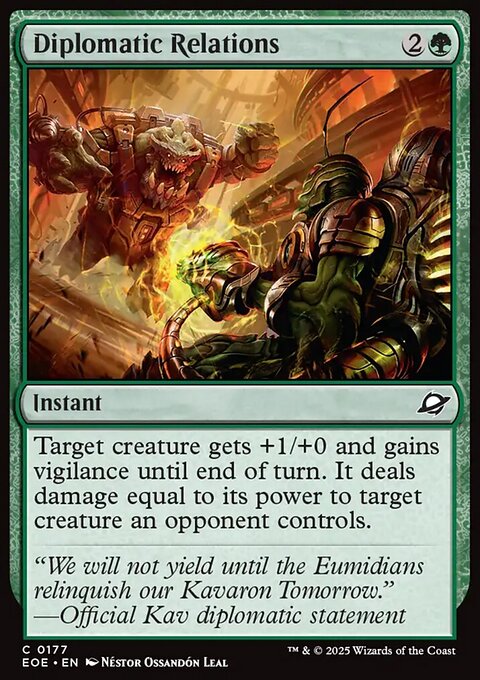 Edge of Eternities: Diplomatic Relations
