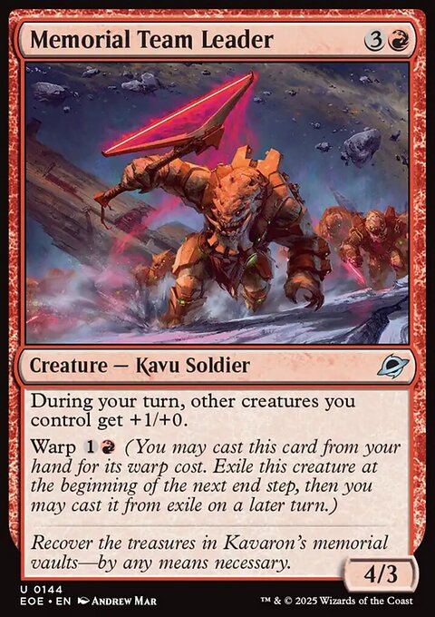 Edge of Eternities: Memorial Team Leader