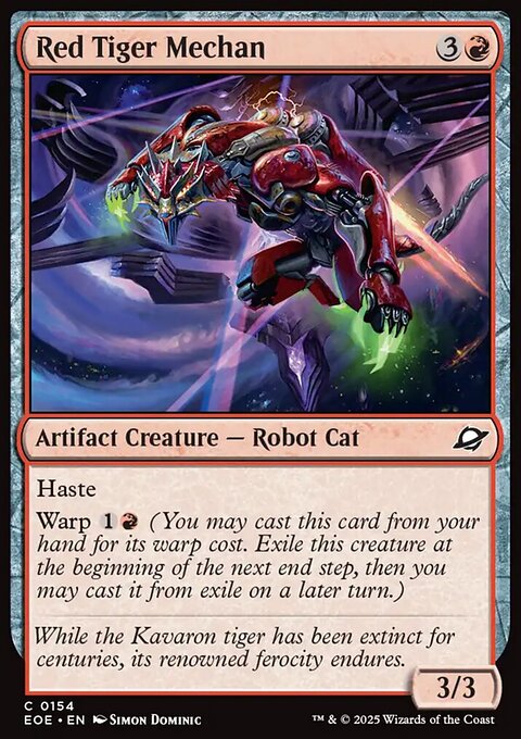 Edge of Eternities: Red Tiger Mechan