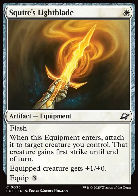 Edge of Eternities: Squire's Lightblade
