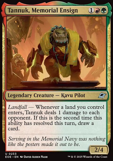 Edge of Eternities: Tannuk, Memorial Ensign
