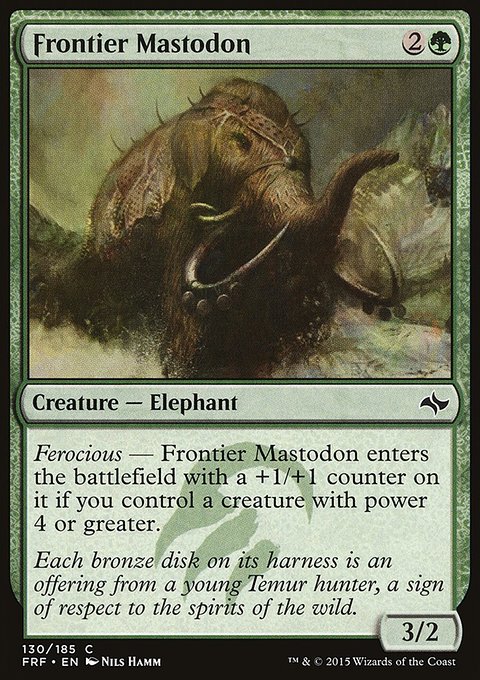 Fate Reforged: Frontier Mastodon