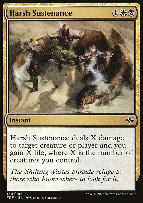 Fate Reforged: Harsh Sustenance