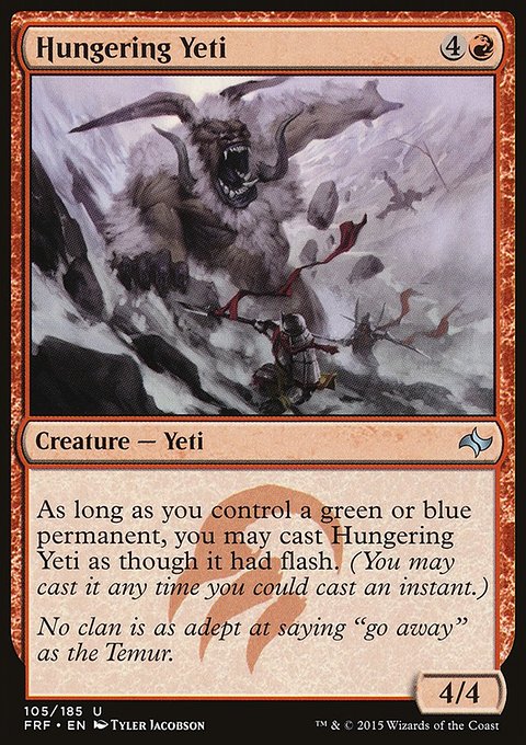 Fate Reforged: Hungering Yeti