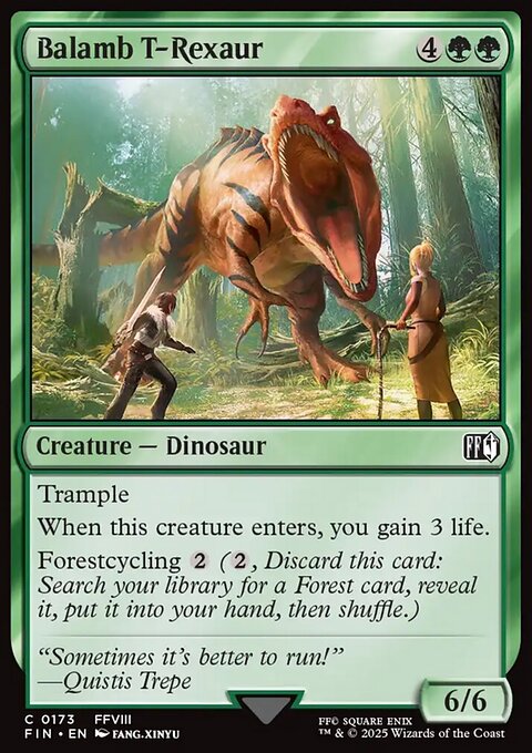 Final Fantasy: Balamb T-Rexaur