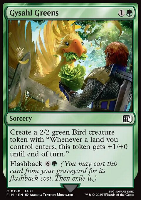 Final Fantasy: Gysahl Greens