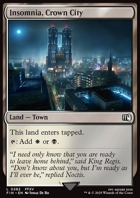 Final Fantasy: Insomnia, Crown City