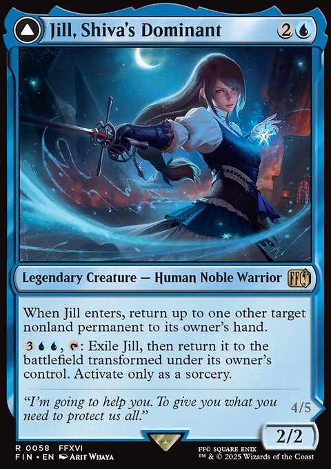 Final Fantasy: Jill, Shiva's Dominant