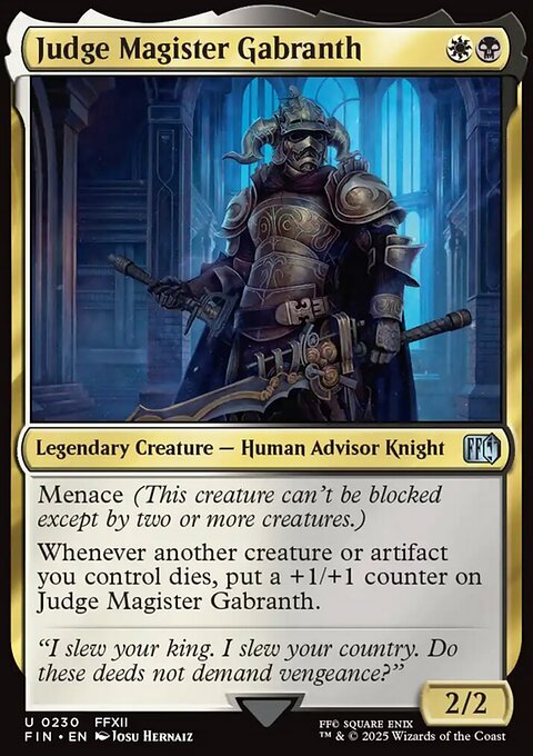 Final Fantasy: Judge Magister Gabranth