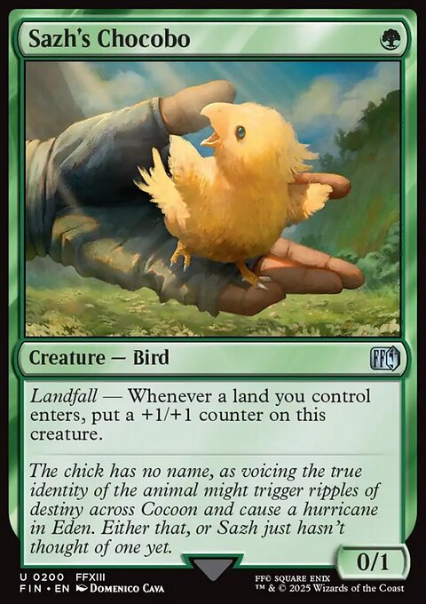 Final Fantasy: Sazh's Chocobo