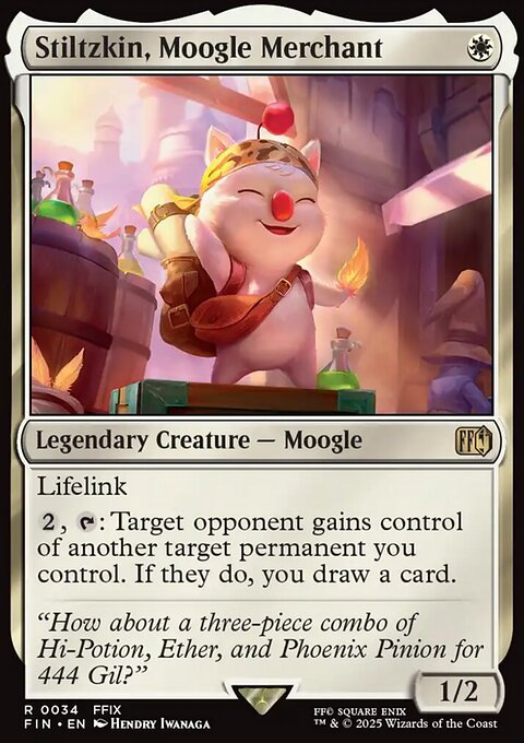 Final Fantasy: Stiltzkin, Moogle Merchant