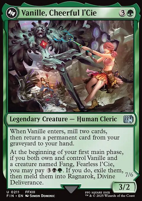 Final Fantasy: Vanille, Cheerful l'Cie