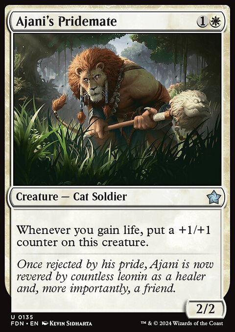 Foundations: Ajani's Pridemate