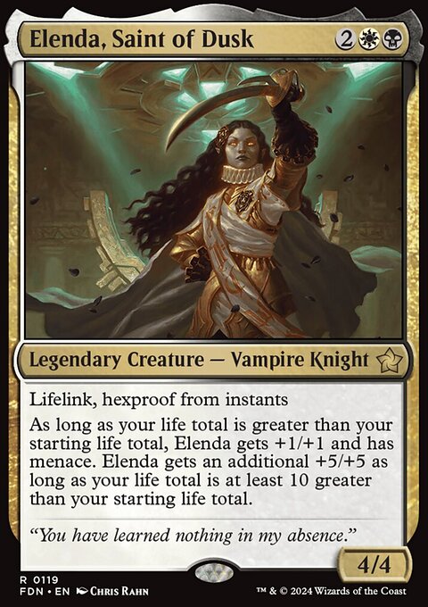 Foundations: Elenda, Saint of Dusk