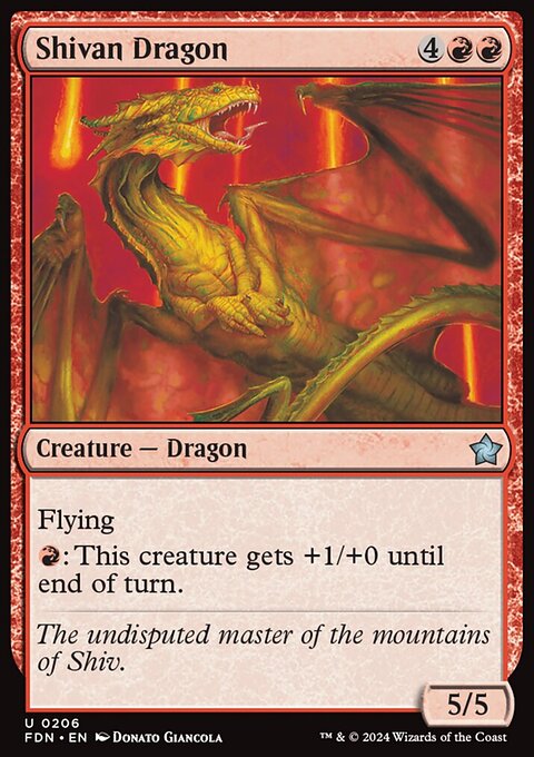 Foundations: Shivan Dragon