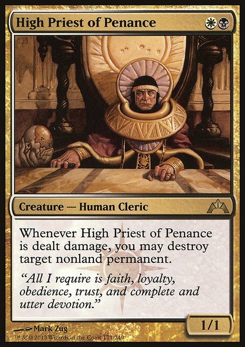 Gatecrash: High Priest of Penance