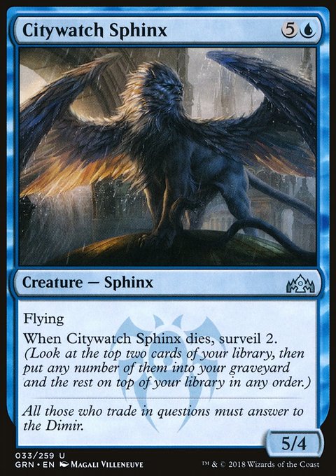 Guilds of Ravnica: Citywatch Sphinx