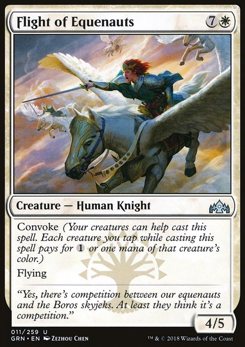 Guilds of Ravnica: Flight of Equenauts