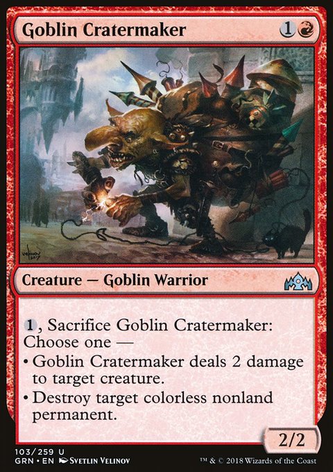 Guilds of Ravnica: Goblin Cratermaker