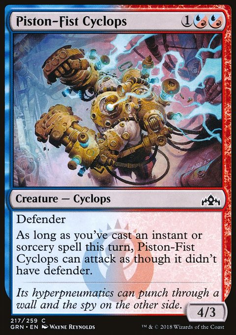 Guilds of Ravnica: Piston-Fist Cyclops