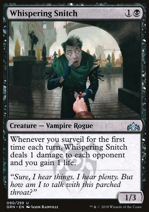 Guilds of Ravnica: Whispering Snitch