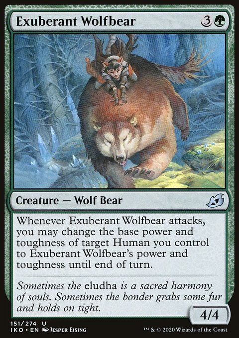 Ikoria: Lair of Behemoths: Exuberant Wolfbear