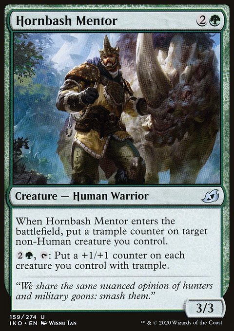 Ikoria: Lair of Behemoths: Hornbash Mentor