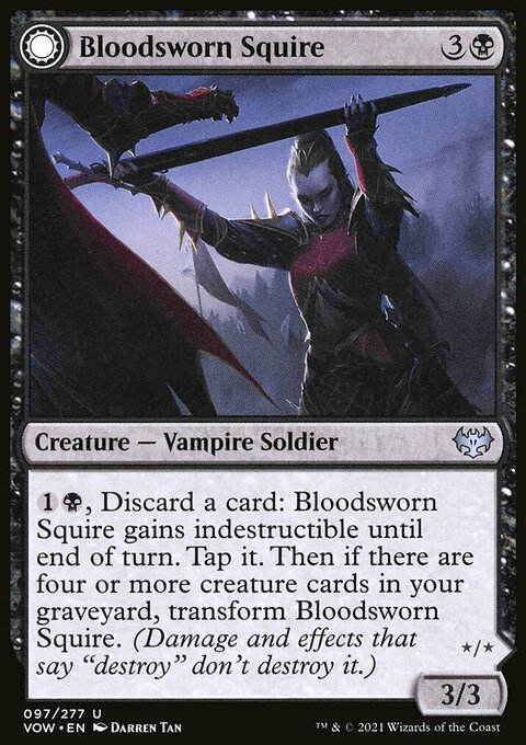 Innistrad: Crimson Vow: Bloodsworn Squire