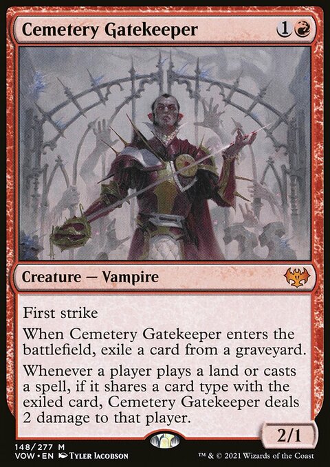 Innistrad: Crimson Vow: Cemetery Gatekeeper