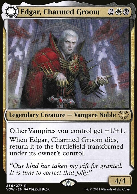 Innistrad: Crimson Vow: Edgar, Charmed Groom // Edgar Markov's Coffin