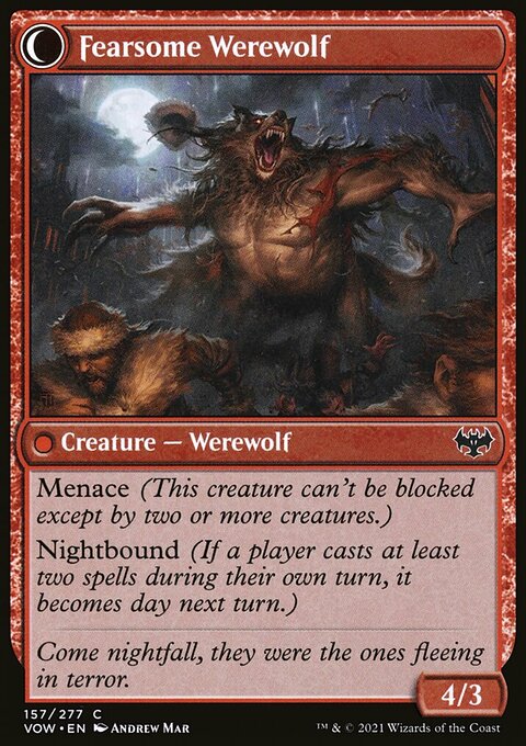 Innistrad: Crimson Vow: Fearsome Werewolf