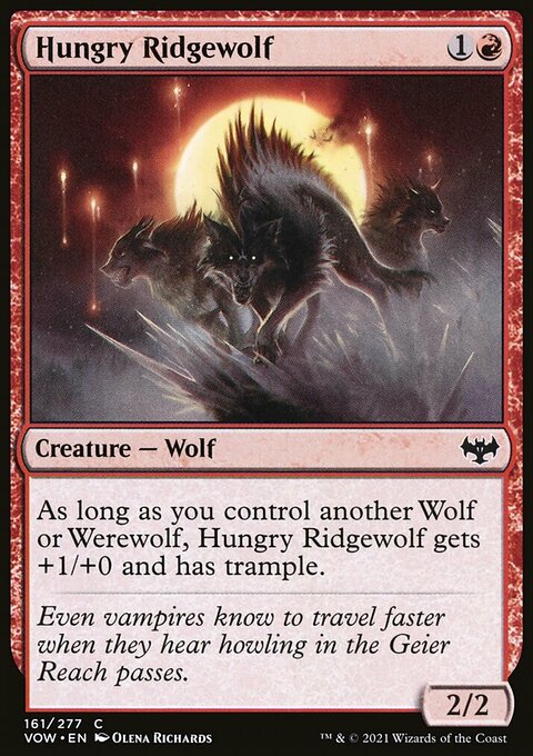 Innistrad: Crimson Vow: Hungry Ridgewolf