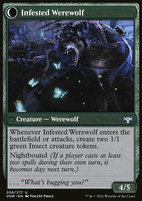 Innistrad: Crimson Vow: Infested Werewolf