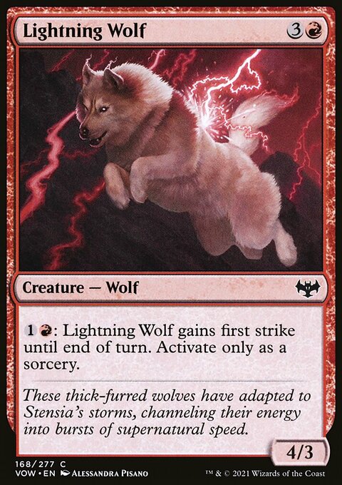 Innistrad: Crimson Vow: Lightning Wolf