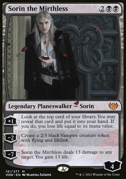 Innistrad: Crimson Vow: Sorin the Mirthless