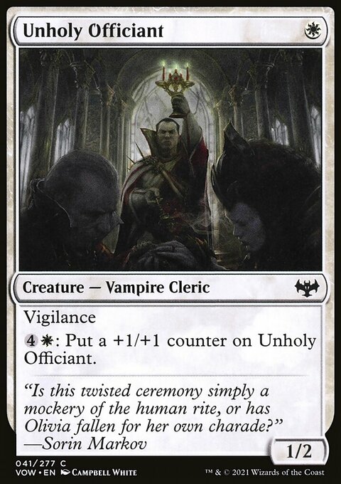 Innistrad: Crimson Vow: Unholy Officiant