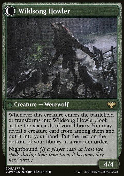 Innistrad: Crimson Vow: Wildsong Howler