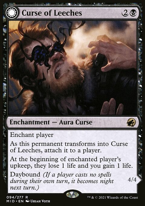 Innistrad: Midnight Hunt: Curse of Leeches // Leeching Lurker