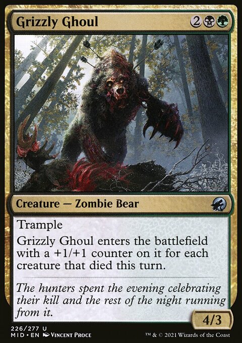 Innistrad: Midnight Hunt: Grizzly Ghoul