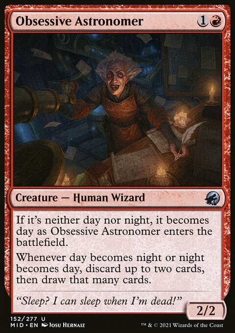 Innistrad: Midnight Hunt: Obsessive Astronomer