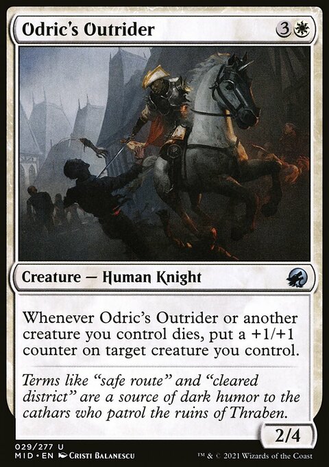Innistrad: Midnight Hunt: Odric's Outrider