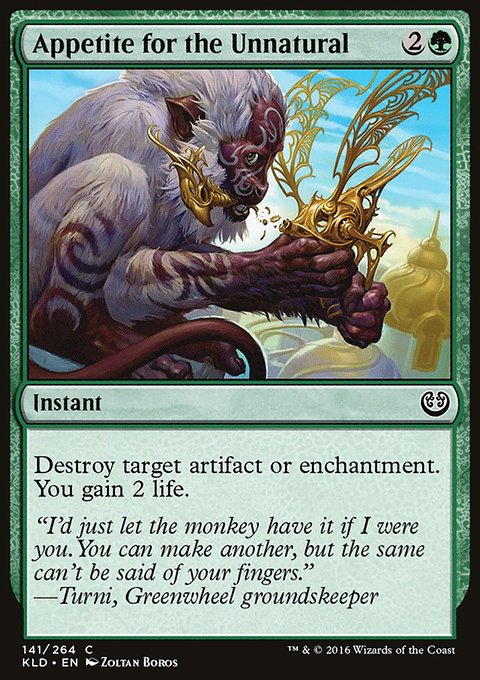 Kaladesh: Appetite for the Unnatural