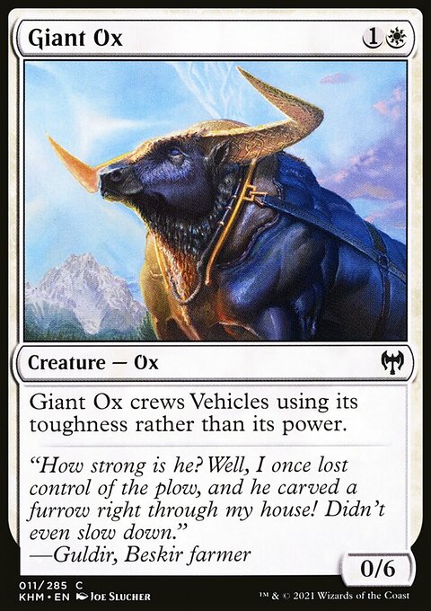 Kaldheim: Giant Ox