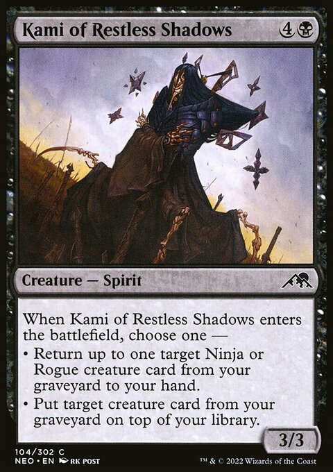 Kamigawa: Neon Dynasty: Kami of Restless Shadows