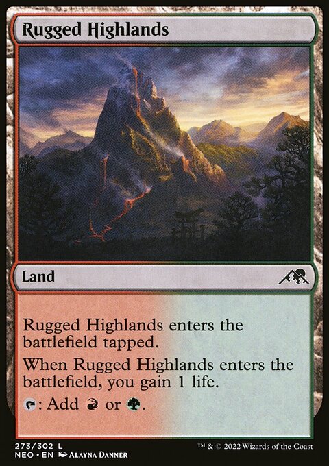 Kamigawa: Neon Dynasty: Rugged Highlands